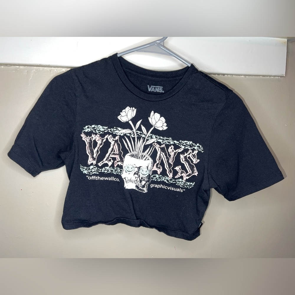 Vans Skull Crop Top